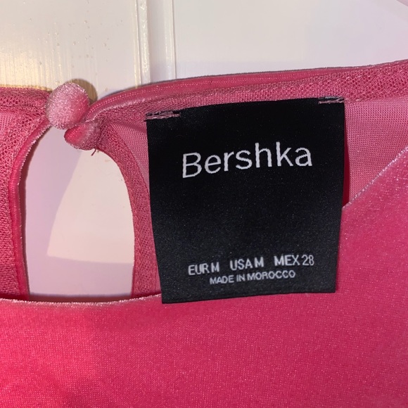 Bershka Pink Velvet Top - Picture 3 of 3